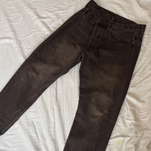 R13 LOW RISE CROPPED CROSSOVER JEANS - Picture 8 of 8